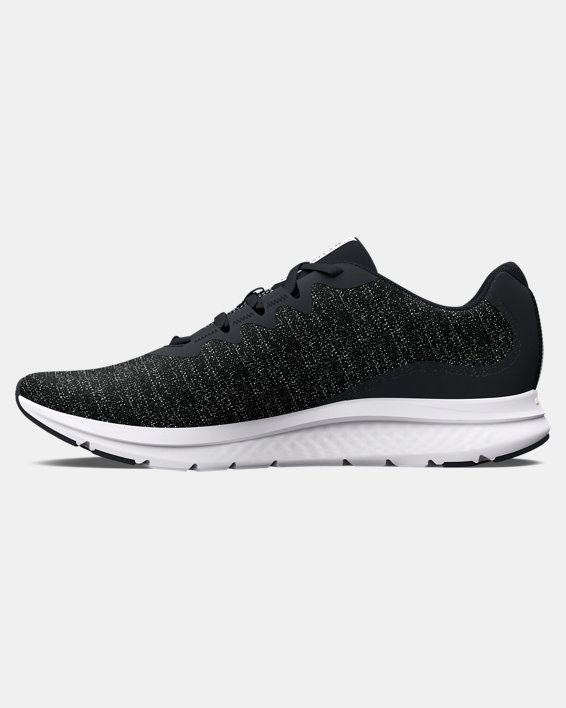 Men's UA Charged Impulse 3 Knit Running Shoes in Black image number 1